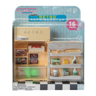 Teeny Tinies Retro Refrigerator 16-Piece Set