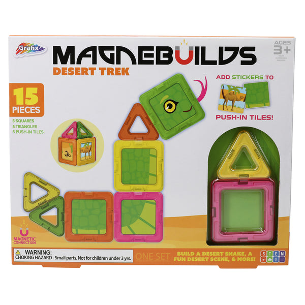 Grafix® Magnebuilds Magnetic Building Blocks 15-Piece Set - image 5