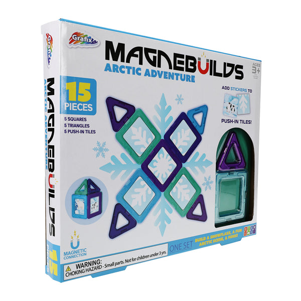 Grafix® Magnebuilds Magnetic Building Blocks 15-Piece Set - image 3