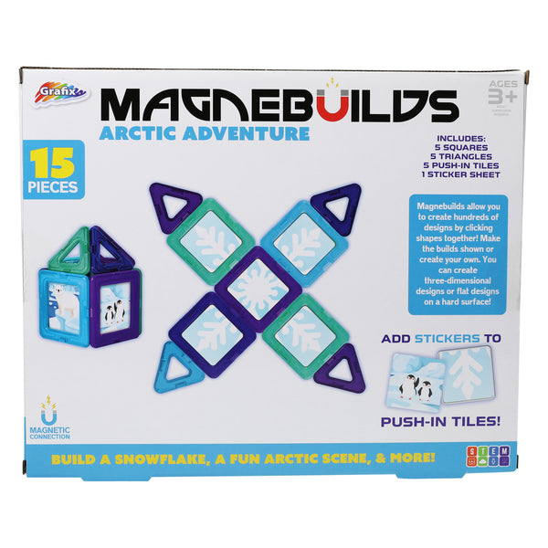Grafix® Magnebuilds Magnetic Building Blocks 15-Piece Set - image 4