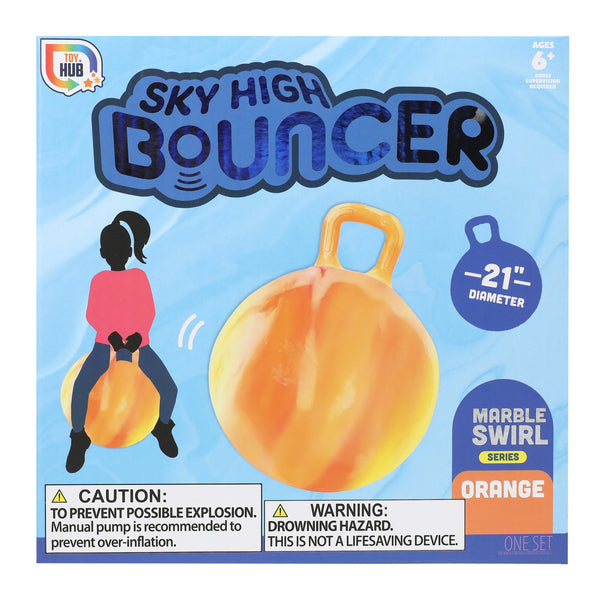 Sky High inflatable Bouncer Toy With Handle 21in - image 4
