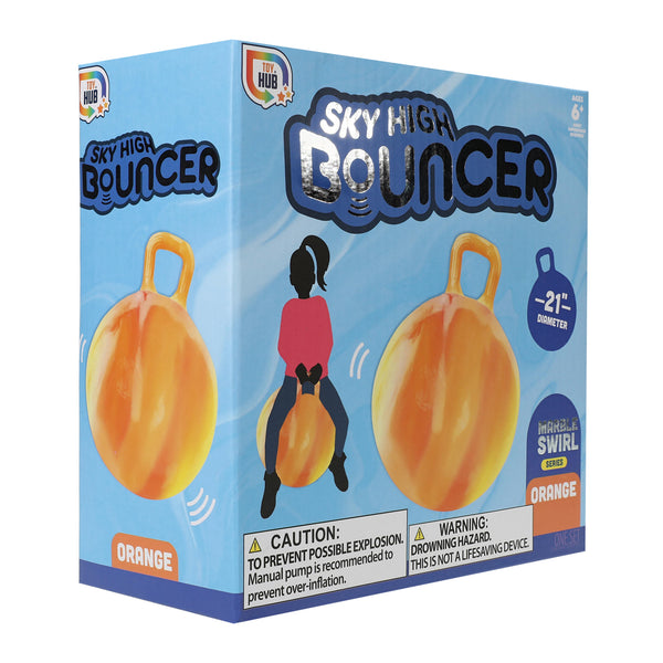 Sky High inflatable Bouncer Toy With Handle 21in - image 5