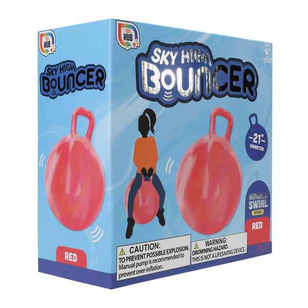 Sky High inflatable Bouncer Toy With Handle 21in - image 2
