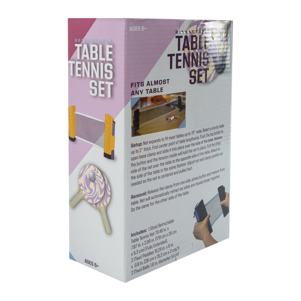 Retractable Table Tennis Set 70.48in x 7.87in - image 5