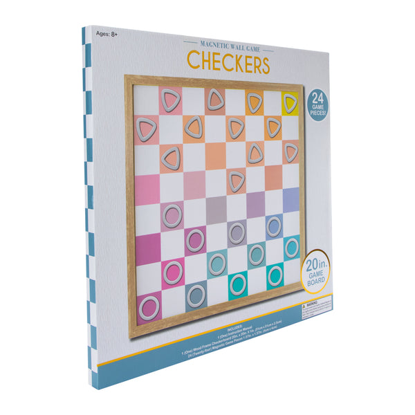 Magnetic Wall Game Checkers 20in x 20in - image 4