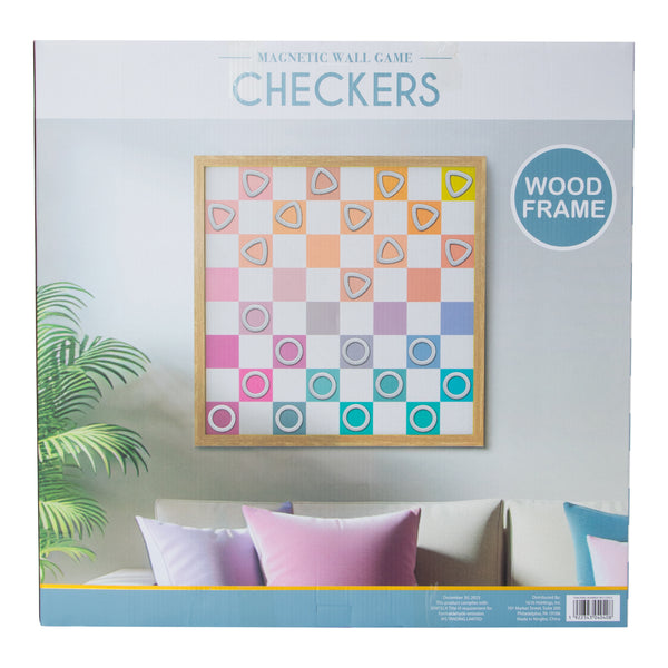 Magnetic Wall Game Checkers 20in x 20in - image 5