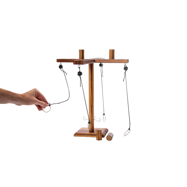 Wooden Ring Toss & Hook Game - image 2