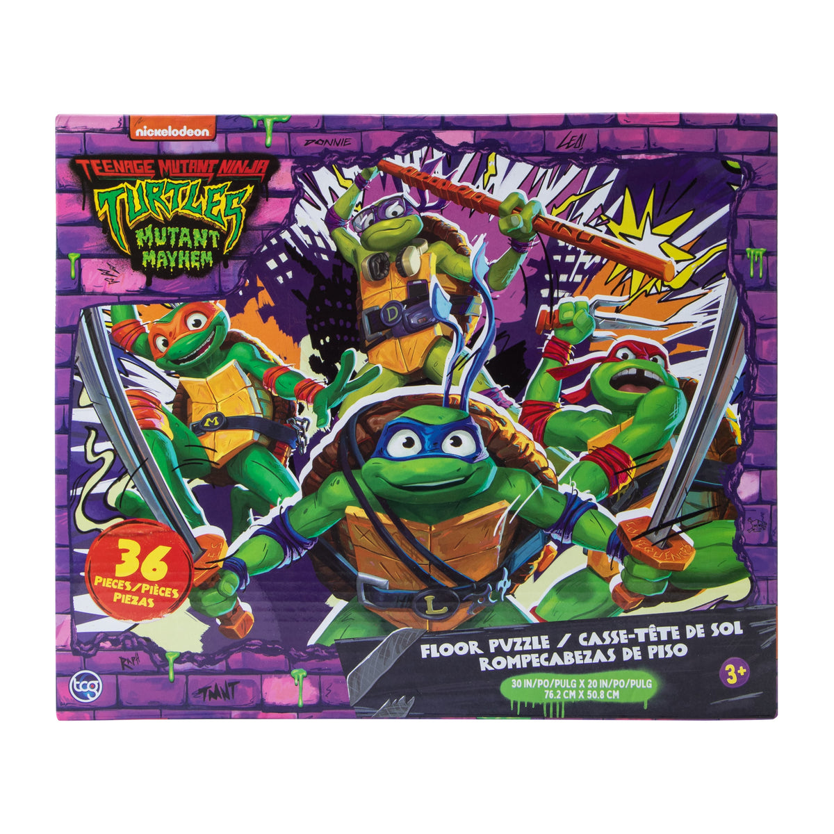 Teenage Mutant Ninja Turtles Mutant Mayhem Floor Puzzle 36-Pieces