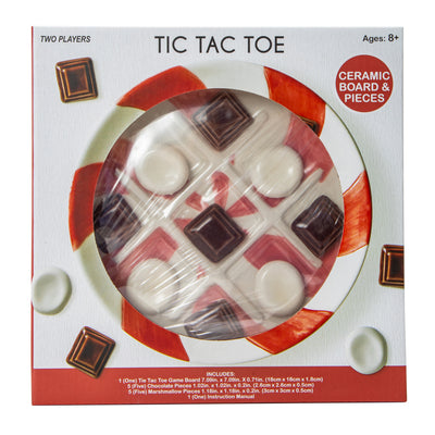 Tic Tac Toe Ceramic Board Game And Pieces
