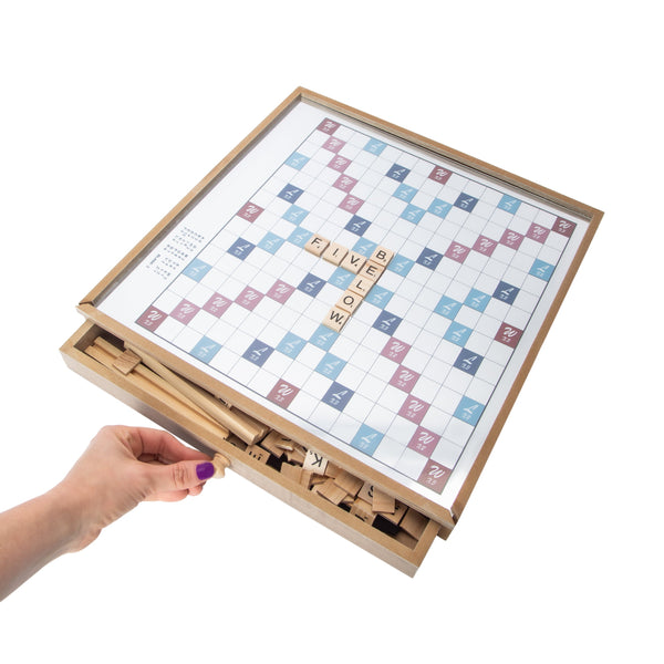 Wooden Table Game Cross Words - image 2