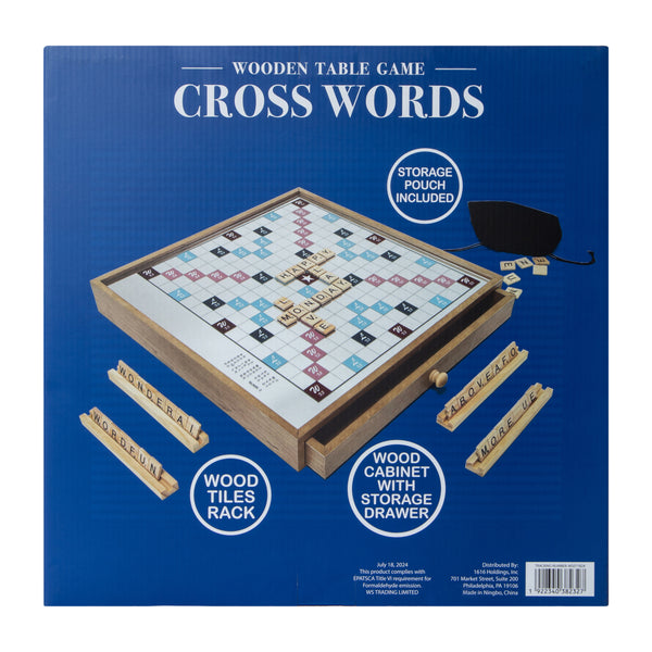 Wooden Table Game Cross Words - image 6