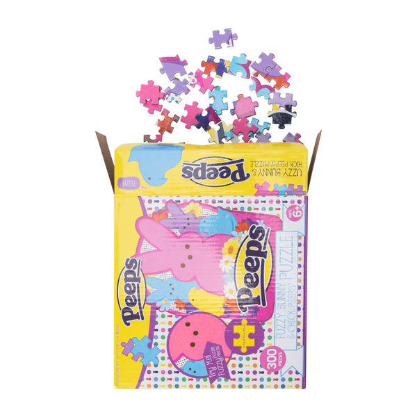 Peeps® Fuzzy Bunny & Chicken Peeps® Puzzle 300-Pieces - image 3