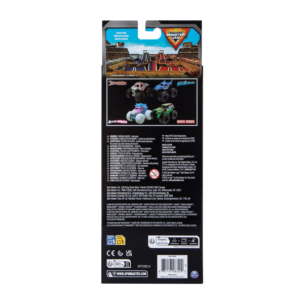 Monster Jam Toy Set 4-Pack - image 5