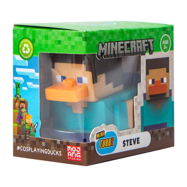 Mini Tubbz® Minecraft Steve Duck Figure - image 6