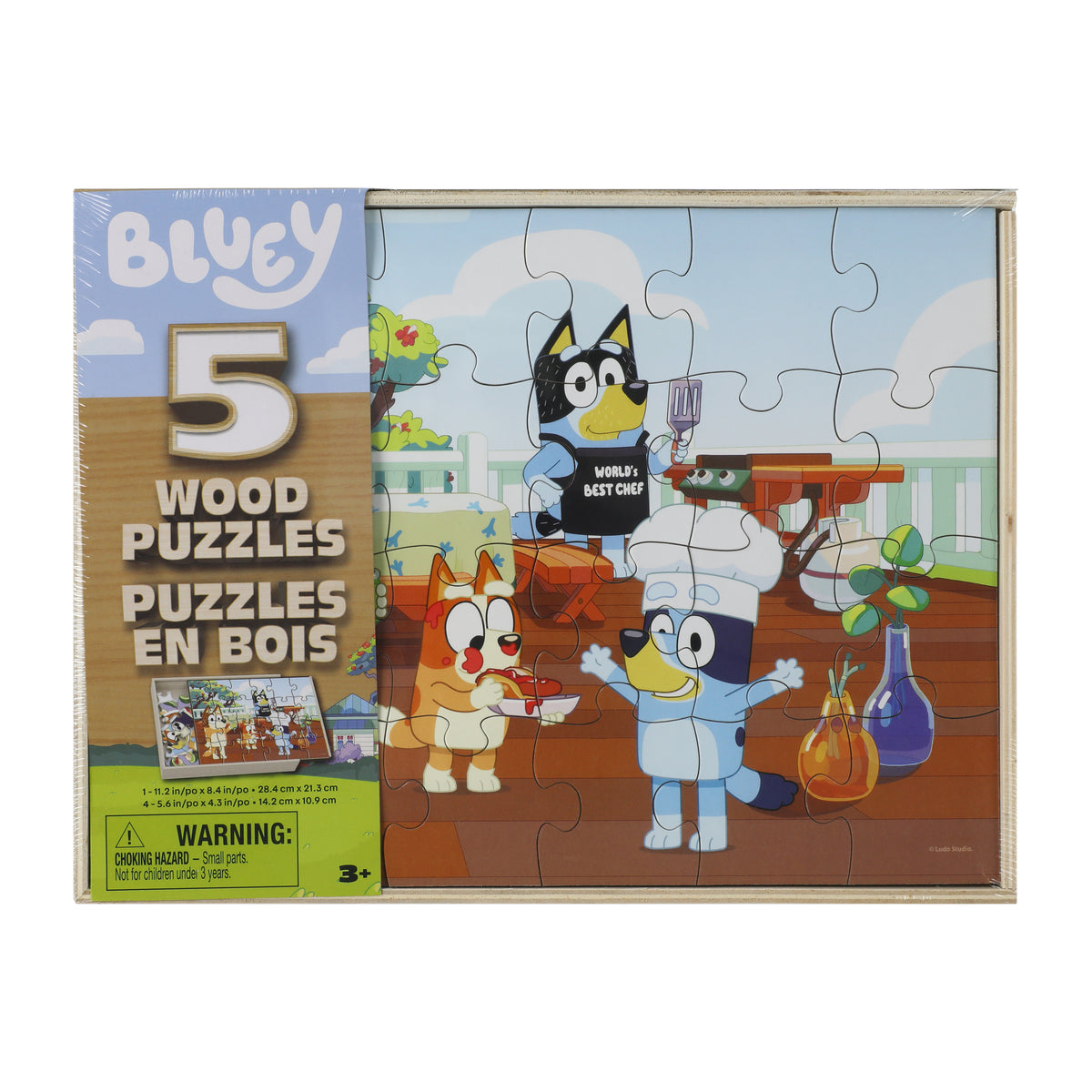 Bluey™ Wood Puzzles 5-Pack