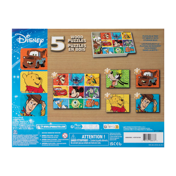Disney Wood Puzzles 5-Pack - image 4