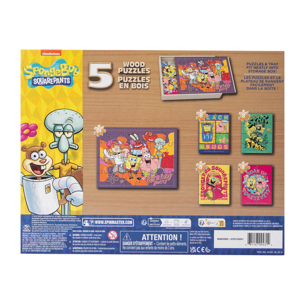 SpongeBob SquarePants™ Wood Puzzles 5-Pack - image 5