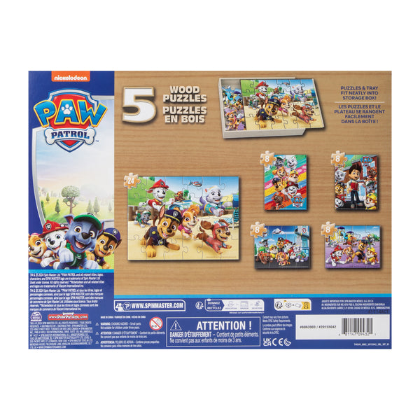 Paw Patrol™ Wood Puzzles 5-Pack - image 5