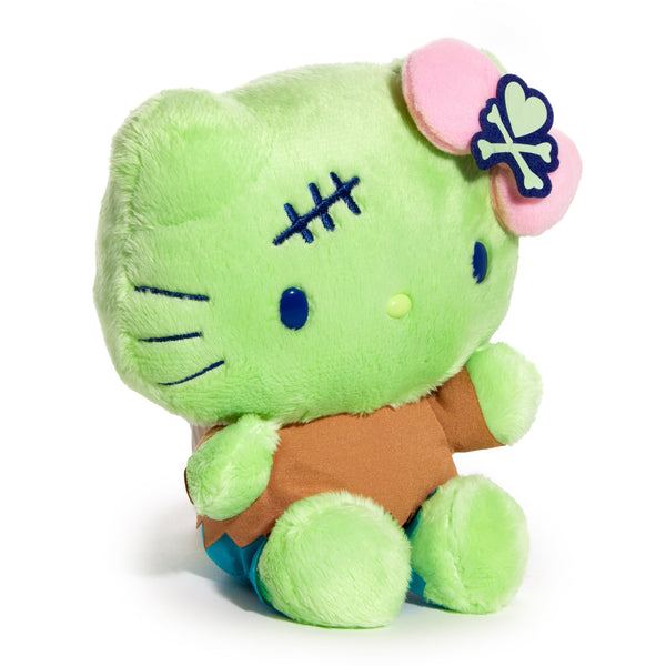 NAKAJIMA CORPORATION Hello Kitty x Tokidoki Halloween Bean Doll (Pink Bow Zombie) - image 2