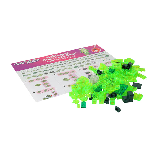 Care Bears™ Halloween Good Luck Bear™ Light Up Block Figure Set - image 3