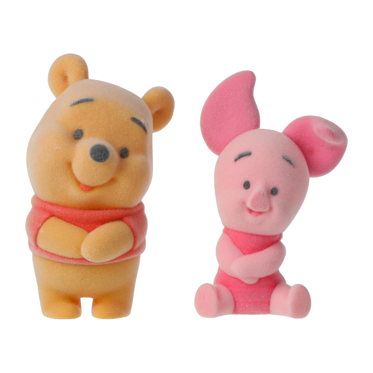 Disney Winnie The Pooh Flocked Figures 2-Pack