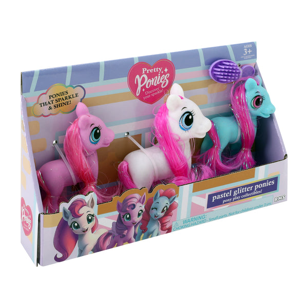 Glitter Ponies Play Collectibles 3-Pack - image 4