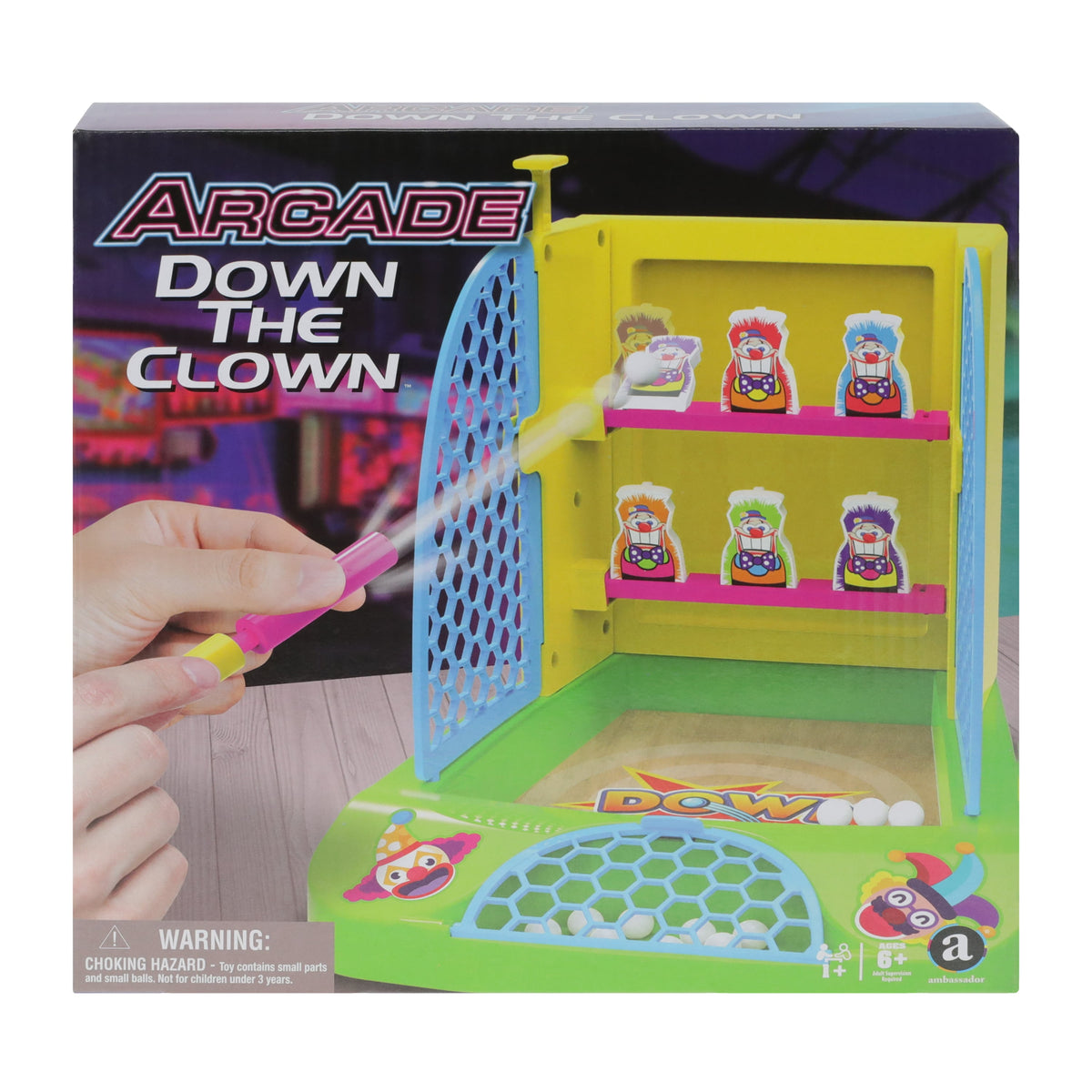 Arcade Down The Clown Game Set