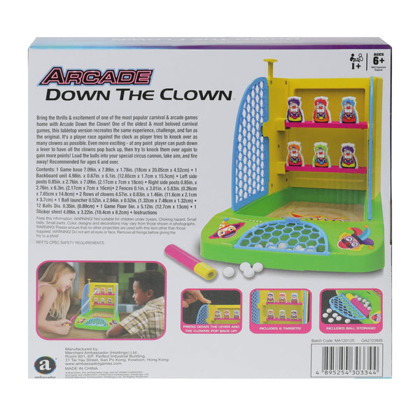 Arcade Down The Clown Game Set - image 4