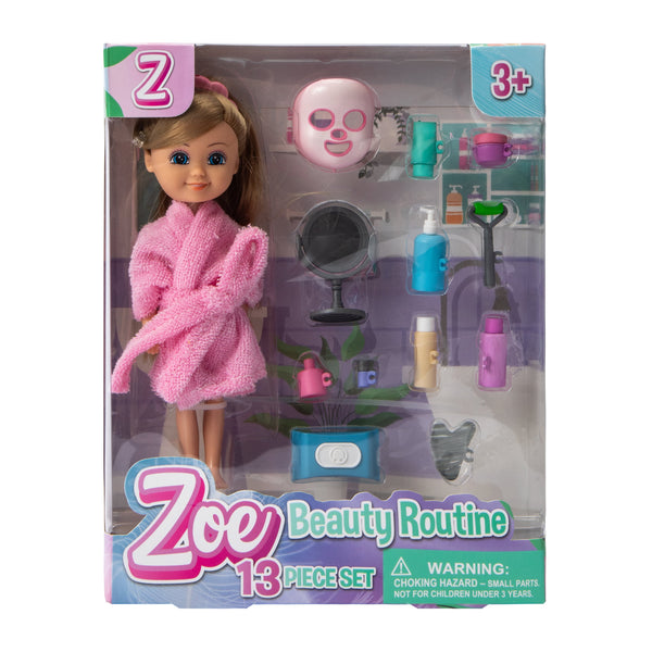 Zoe Beauty Routine Toy Set 13-Piece - image 5