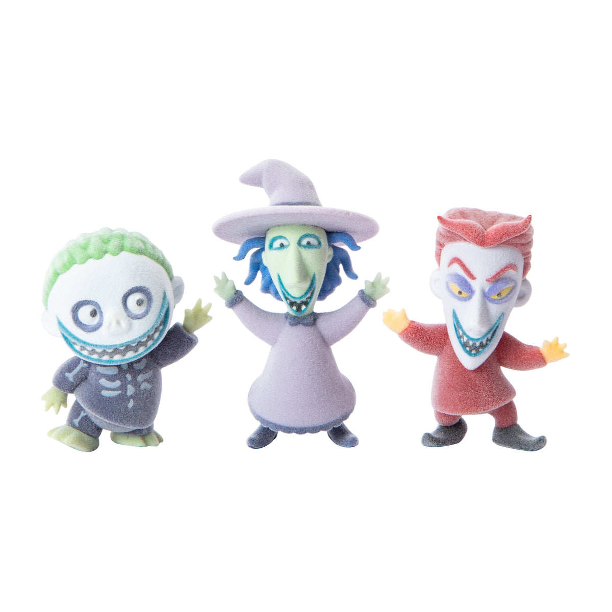 Disney Tim Burton's The Nightmare Before Christmas Flocked Figures