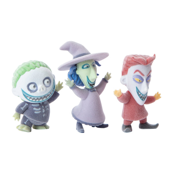 Disney Tim Burton's The Nightmare Before Christmas Flocked Figures - image 2