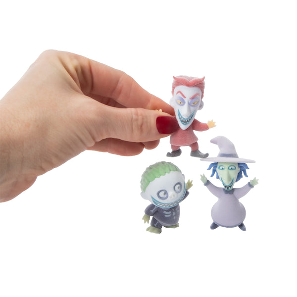 Disney Tim Burton's The Nightmare Before Christmas Flocked Figures - image 3