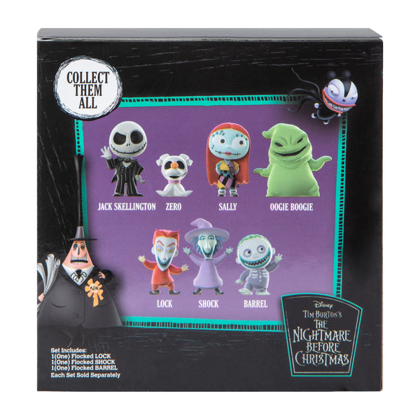 Disney Tim Burton's The Nightmare Before Christmas Flocked Figures - image 6