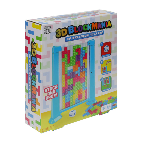 3D Blockmania Stacking Puzzle Game Set - image 3