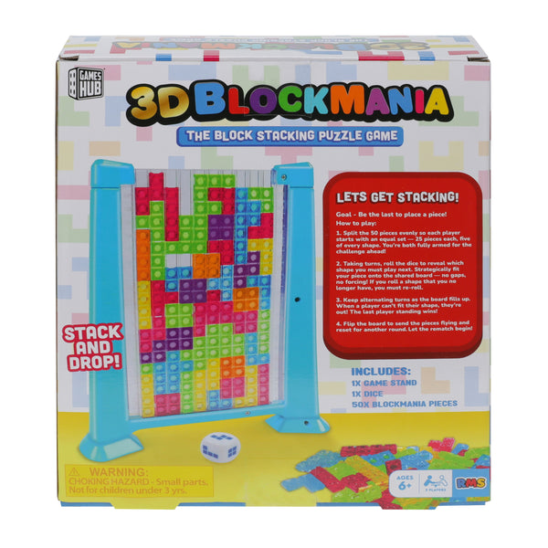 3D Blockmania Stacking Puzzle Game Set - image 4