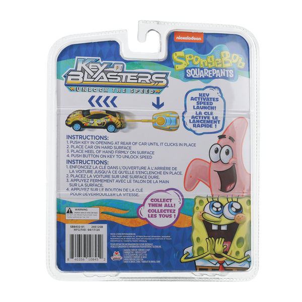 SpongeBob Squarepants™ Key Blasters Toy Race Car Set 2-Pack - image 4