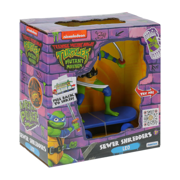 Nickelodeon Teenage Mutant Ninja Turtles Mutant Mayhem Sewer Shredders Leo Toy - image 4