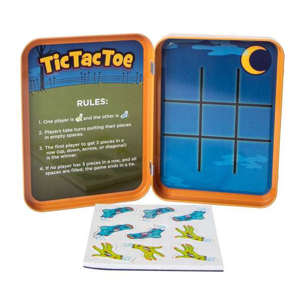 WeVeel Spooky Tic Tac Toe Checkers Game - image 3