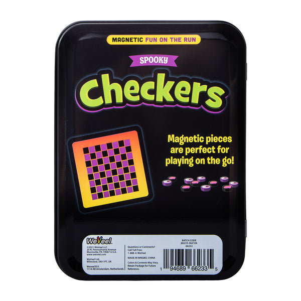 WeVeel Spooky Tin Checkers Game - image 4