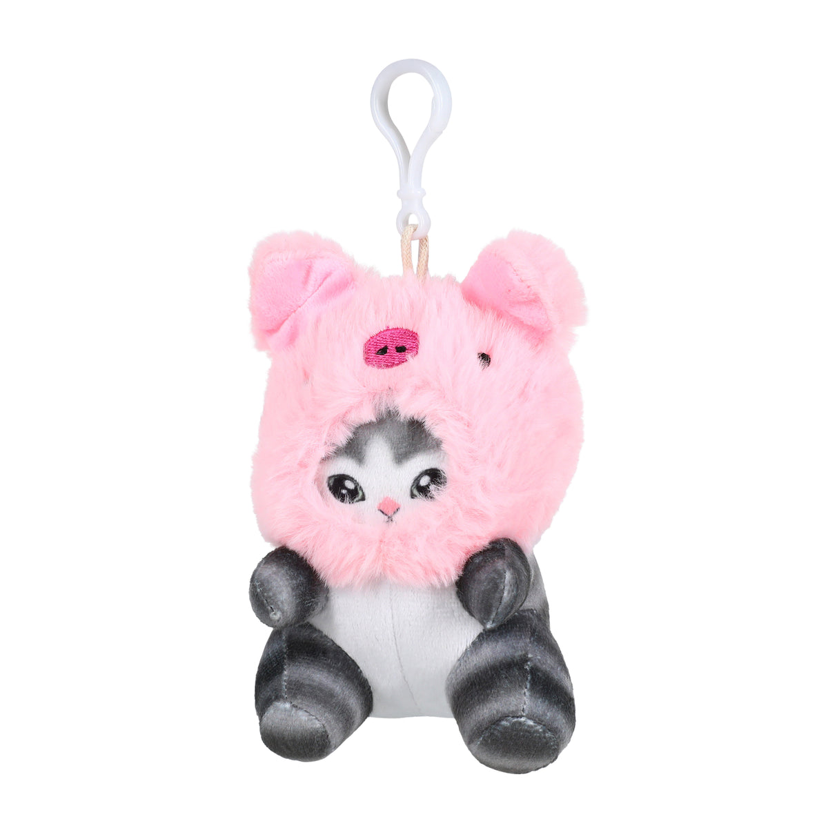Hooded Critter Plush Clip