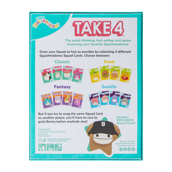 Squishmallows™ Take 4 Card Game - image 5