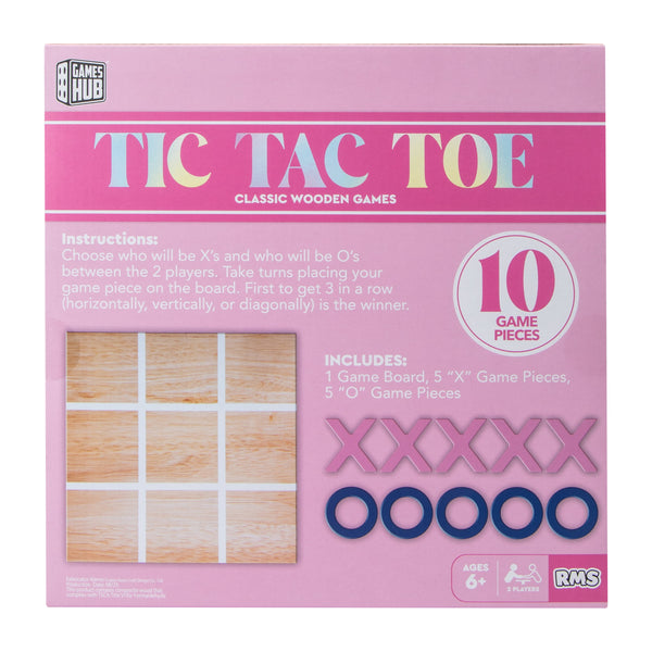 Tic Tac Toe Classic Wooden Games Set - image 4