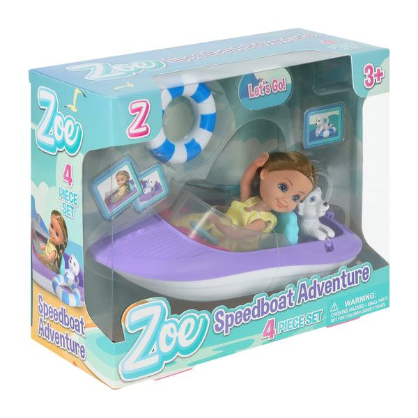 Zoe Speedboat Adventure 4-Piece Set - image 3