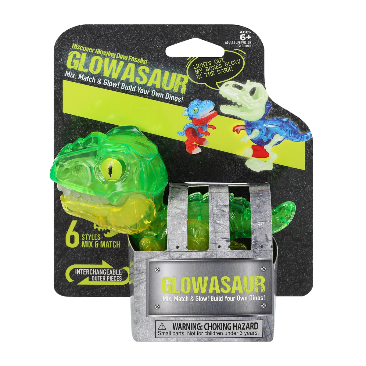 Glowasaur Build Your Own Dino Toy