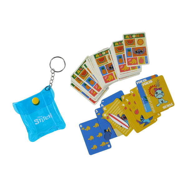 Disney Stitch Mini Playing Card Keyring Set - image 3