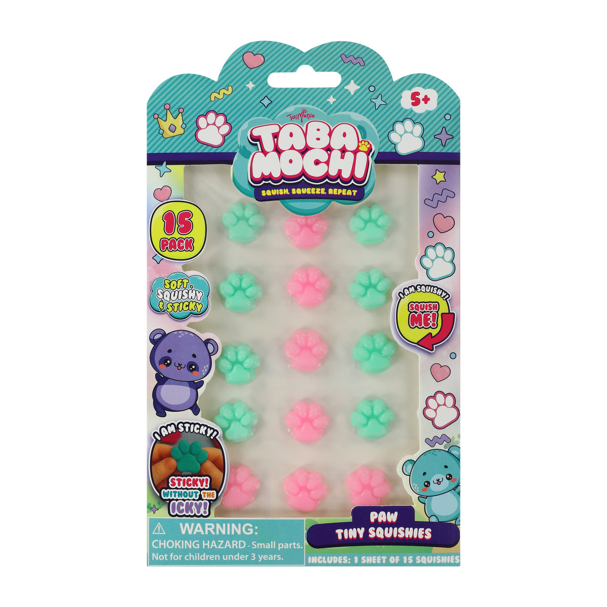 Taba Mochi Tiny Squishies Set 15-Pack
