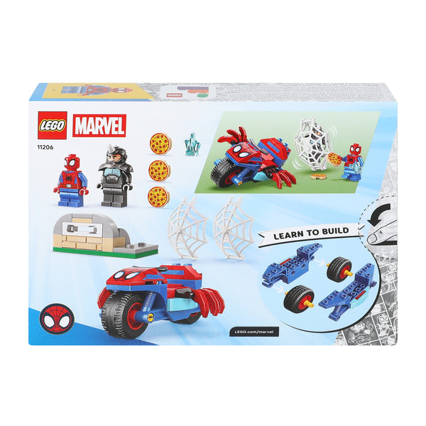 LEGO® Marvel Spidey & Amazing Friends Spidey On His Motorcycle Vs. Rhino Building Toy - image 4