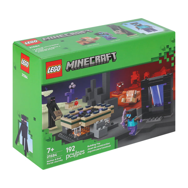 LEGO® Minecraft Nether & End Portal Journey Building Toy - image 3