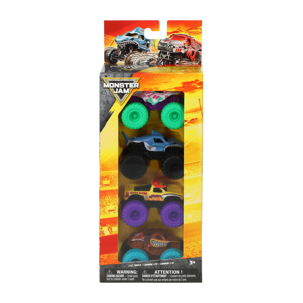 Monster Jam Toy Set 4-Pack - image 6