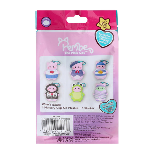 Pembe™ The Pink Cat Mystery Clip-On Plushie (Styles May Vary) - image 7
